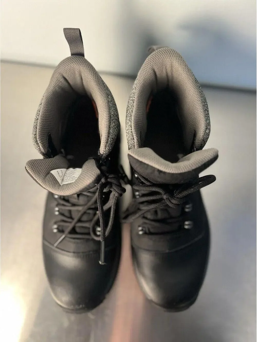 All In Motion Winter Boots Men's Ashton Water Repellent Black Size 8 Lace up